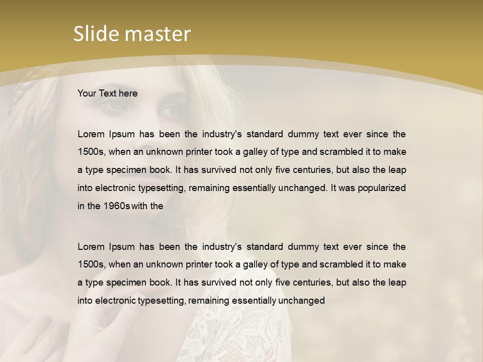 European Summer Relax PowerPoint Template