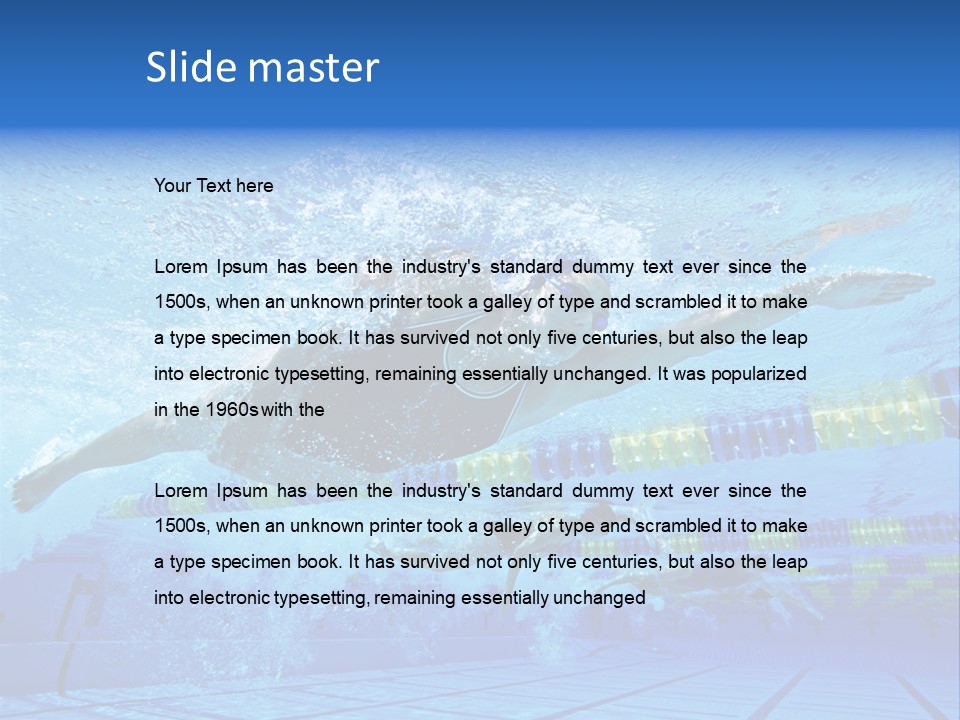 Women Caucasian Horizontal PowerPoint Template