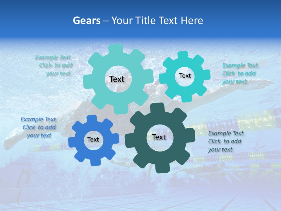 Women Caucasian Horizontal PowerPoint Template