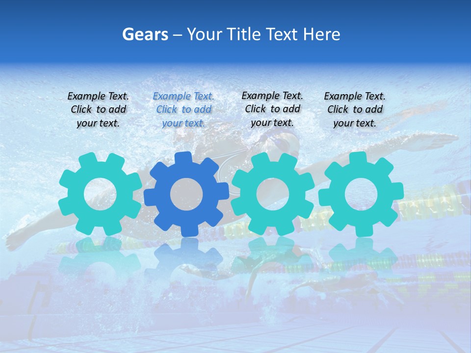 Women Caucasian Horizontal PowerPoint Template