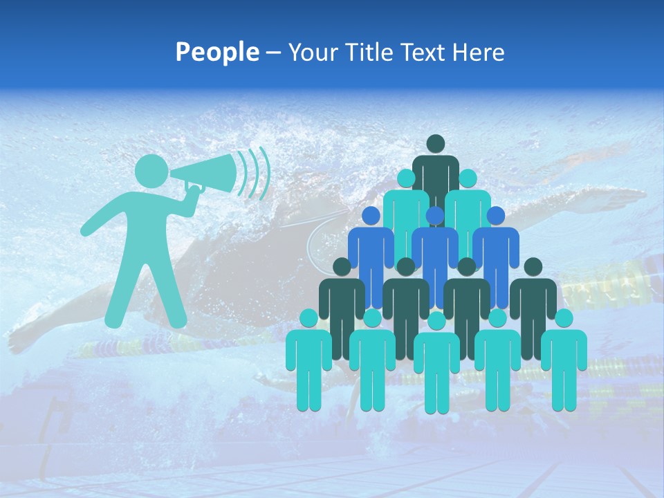 Women Caucasian Horizontal PowerPoint Template