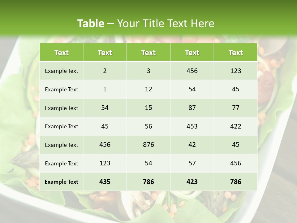 Soup Meal Pattern PowerPoint Template
