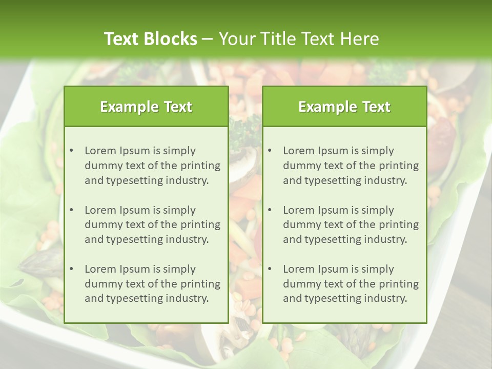 Soup Meal Pattern PowerPoint Template