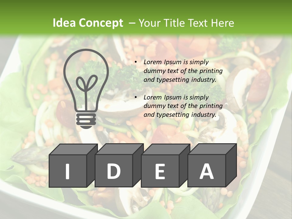 Soup Meal Pattern PowerPoint Template
