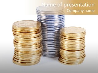 Cash Savings Rate PowerPoint Template