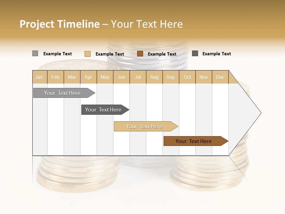 Cash Savings Rate PowerPoint Template