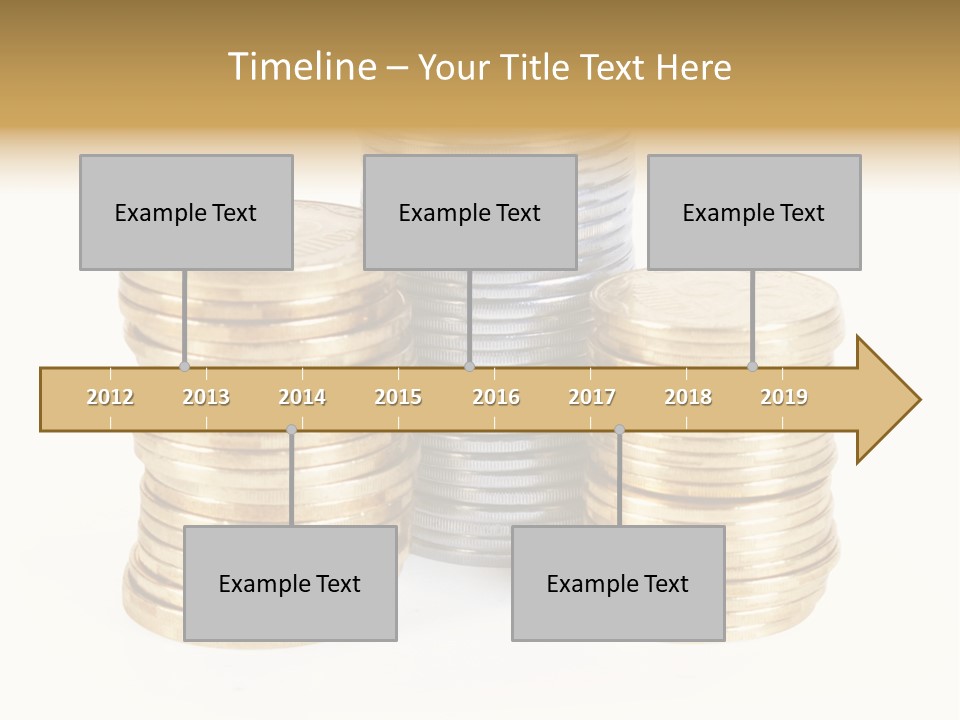 Cash Savings Rate PowerPoint Template