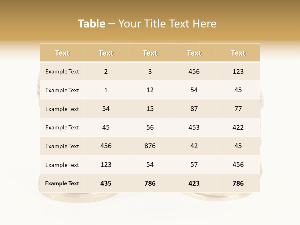 Cash Savings Rate PowerPoint Template