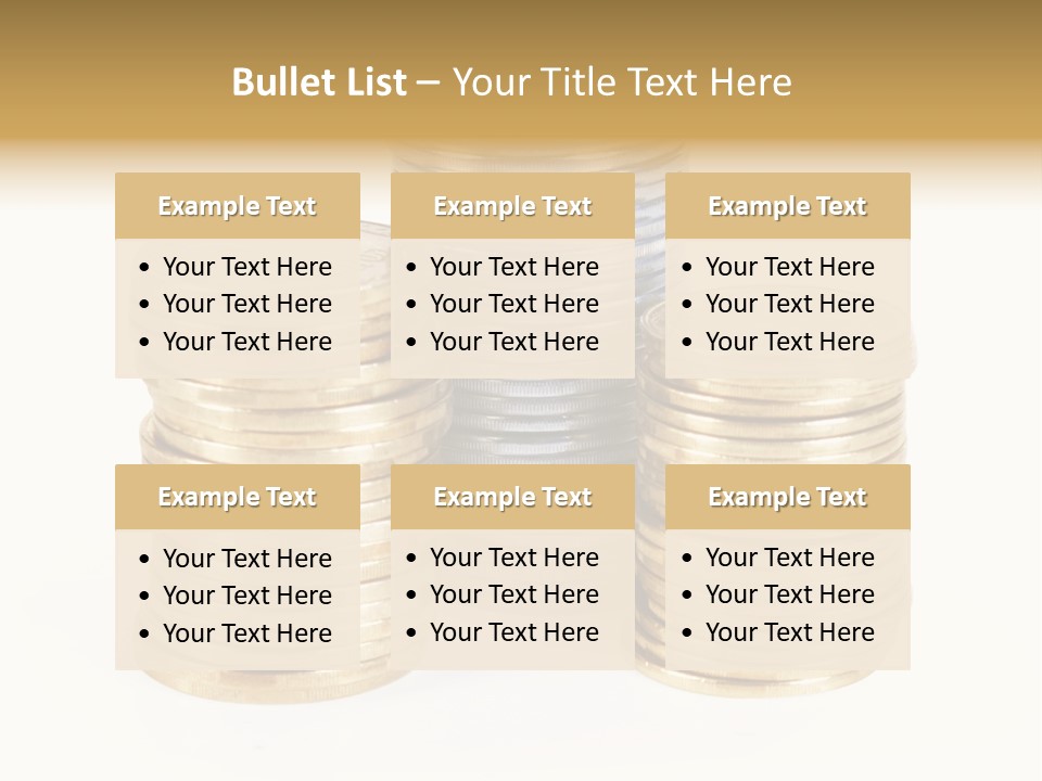 Cash Savings Rate PowerPoint Template