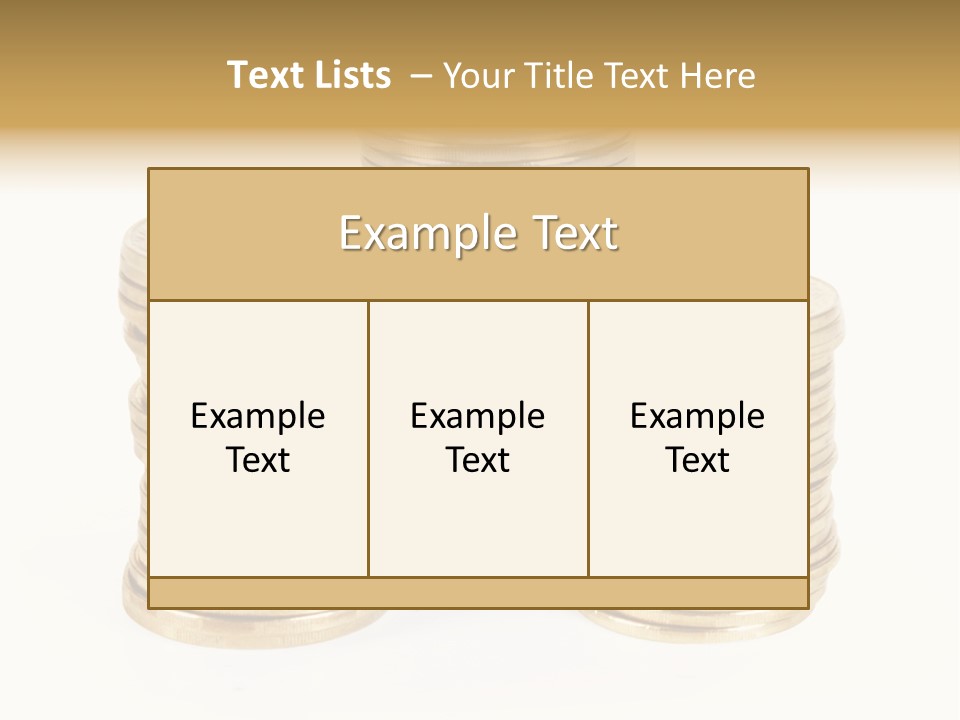 Cash Savings Rate PowerPoint Template