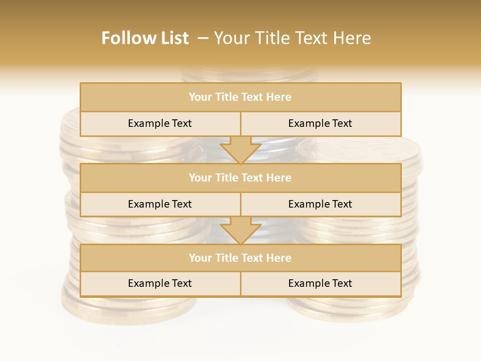Cash Savings Rate PowerPoint Template