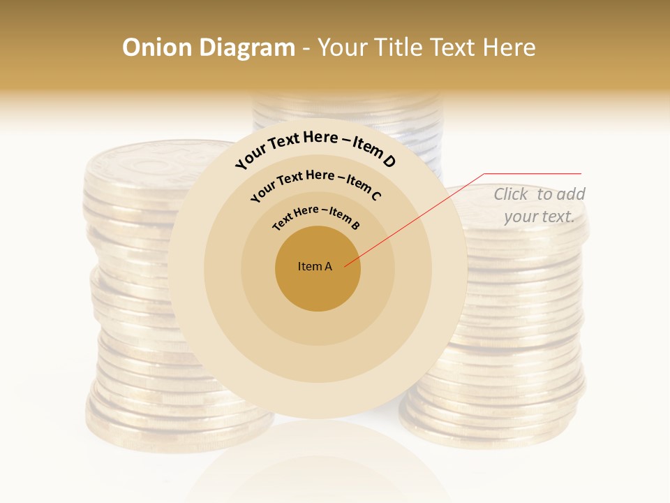Cash Savings Rate PowerPoint Template