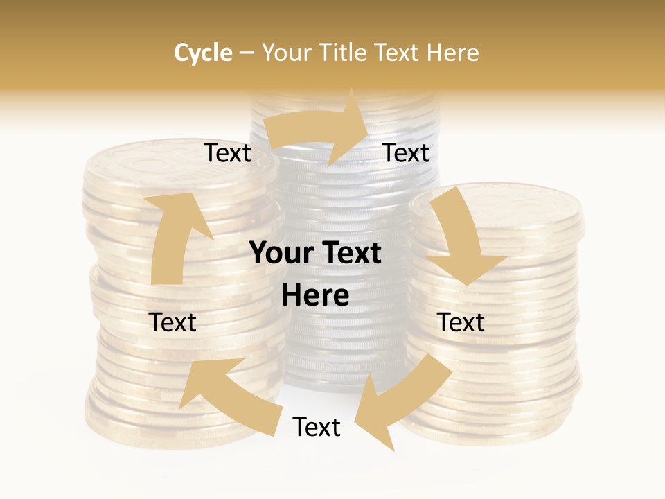 Cash Savings Rate PowerPoint Template