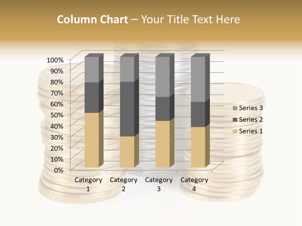 Cash Savings Rate PowerPoint Template