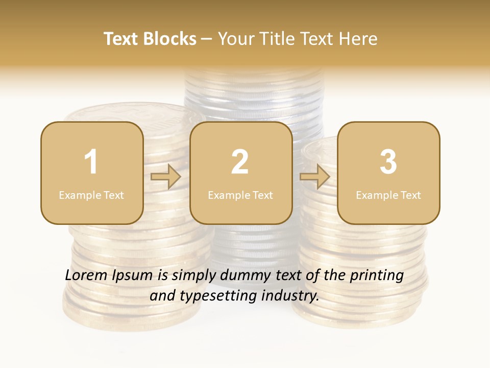 Cash Savings Rate PowerPoint Template