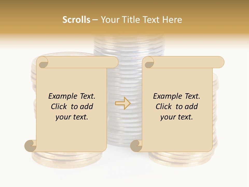Cash Savings Rate PowerPoint Template