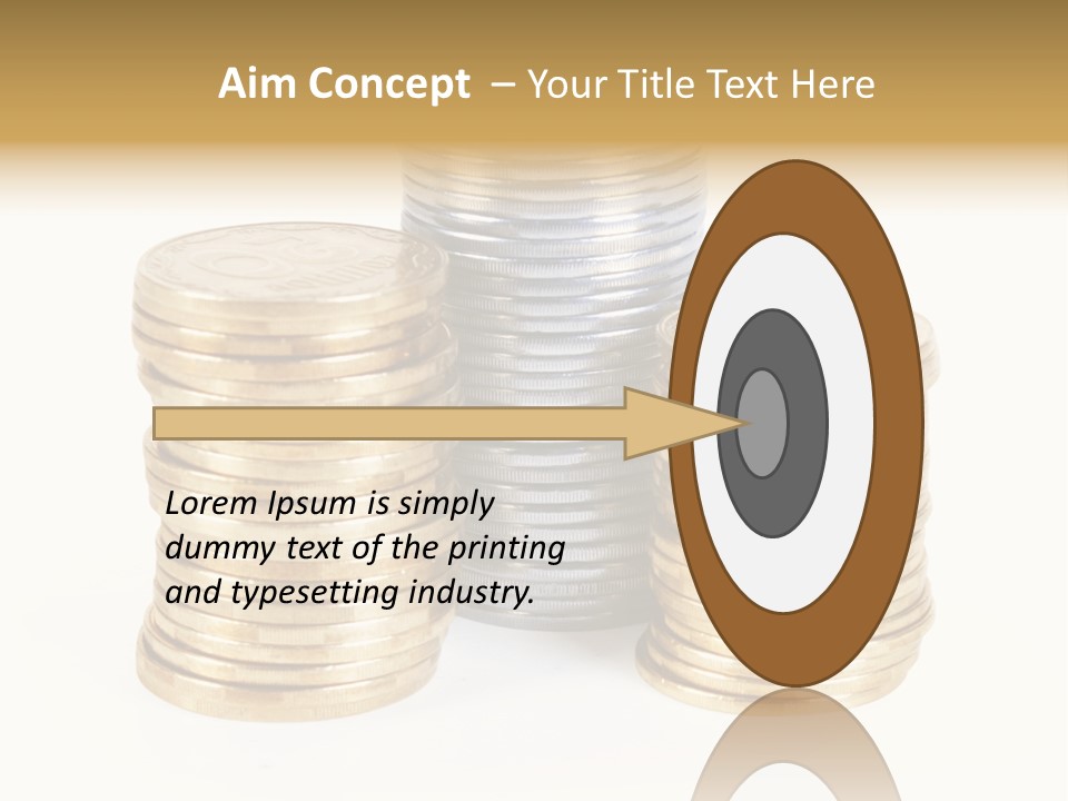 Cash Savings Rate PowerPoint Template