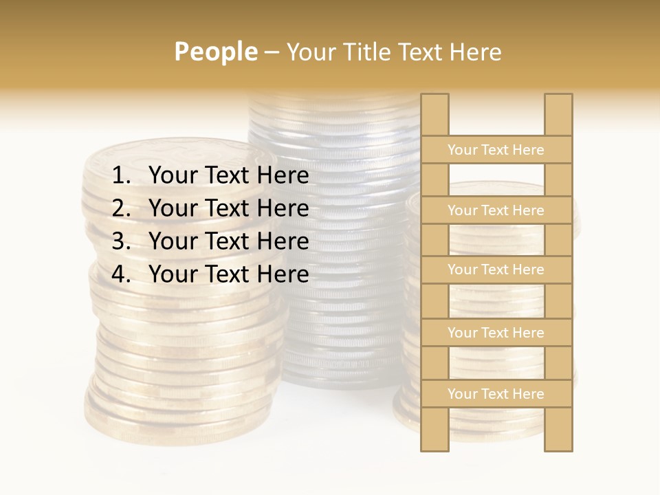 Cash Savings Rate PowerPoint Template