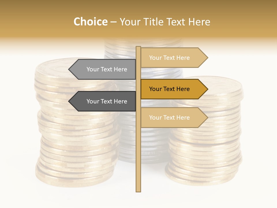 Cash Savings Rate PowerPoint Template