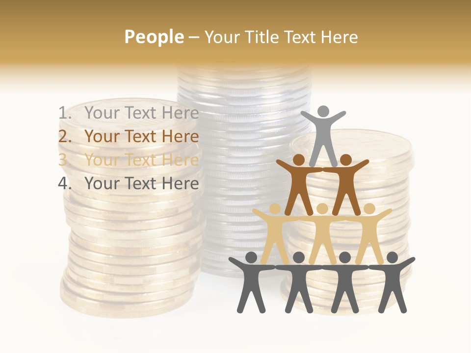 Cash Savings Rate PowerPoint Template