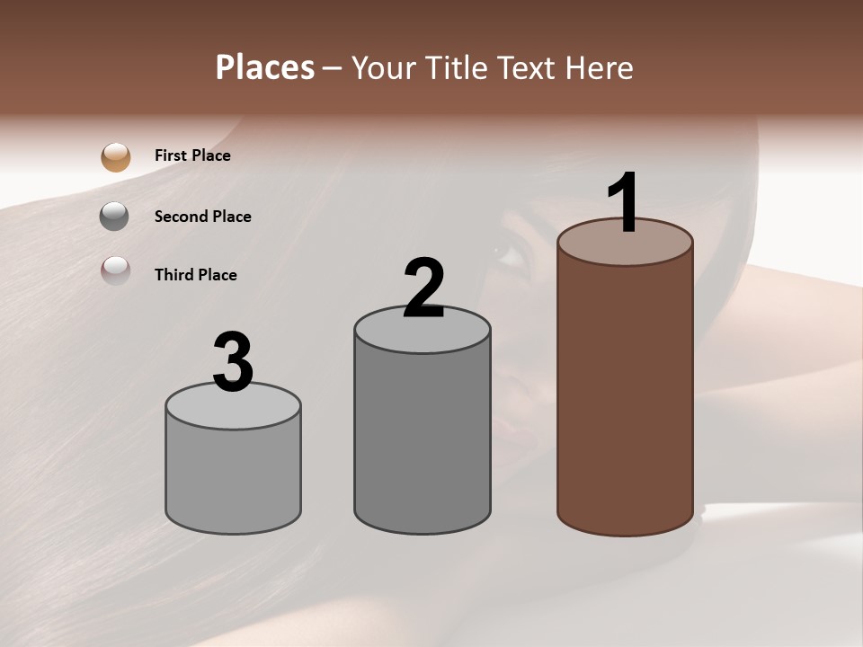 Styling Woman Straight PowerPoint Template