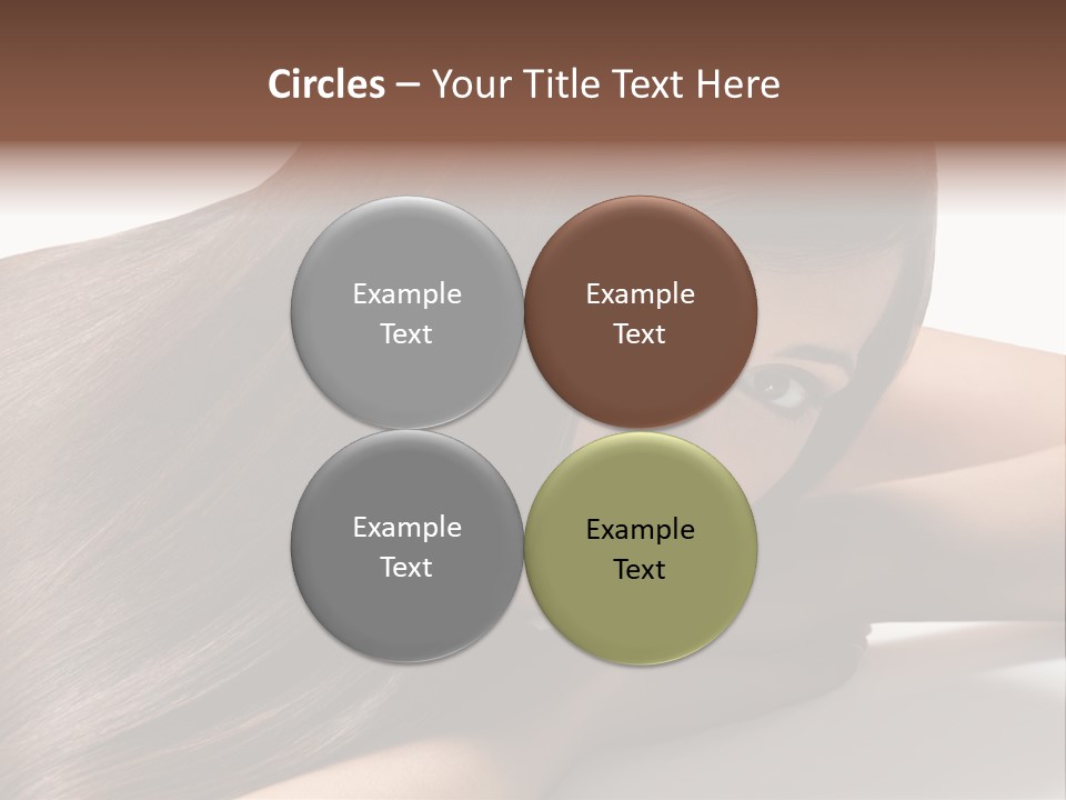 Styling Woman Straight PowerPoint Template