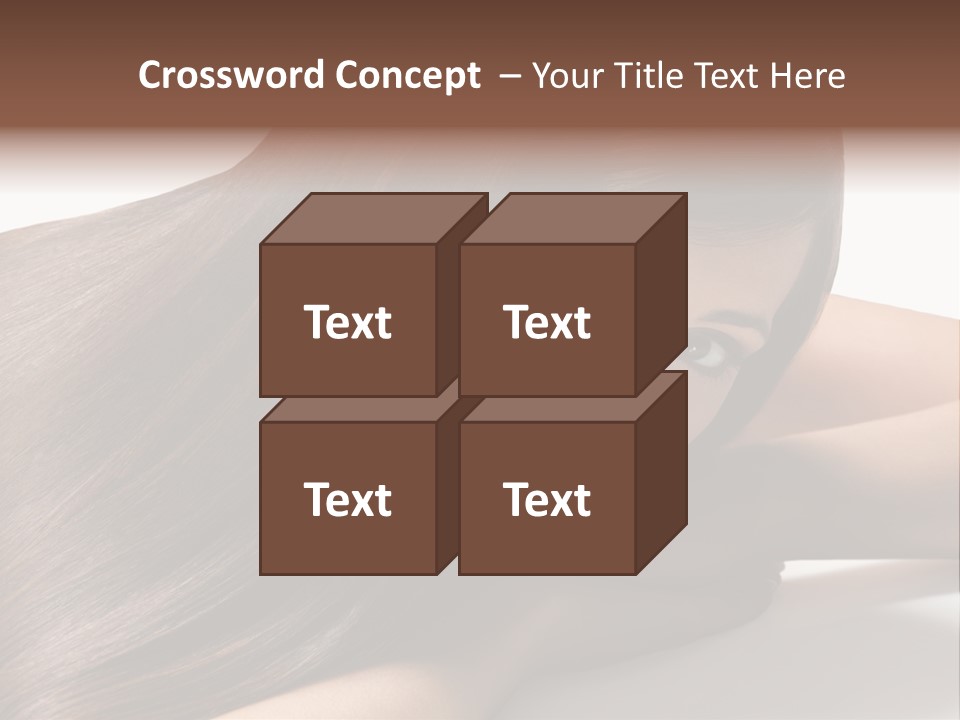 Styling Woman Straight PowerPoint Template