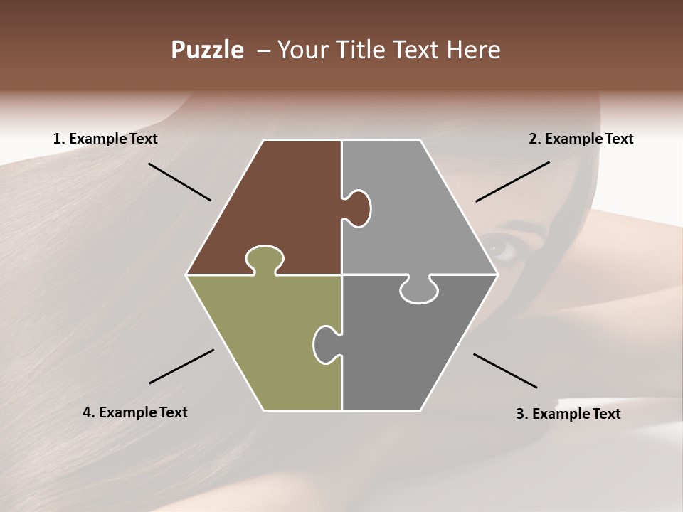 Styling Woman Straight PowerPoint Template