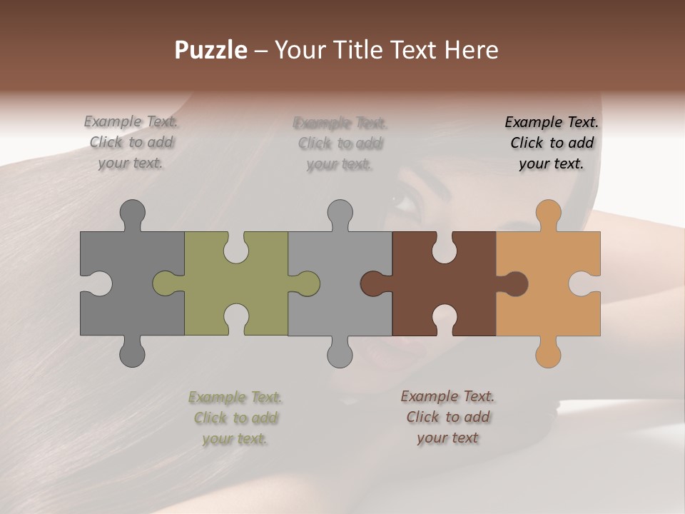 Styling Woman Straight PowerPoint Template