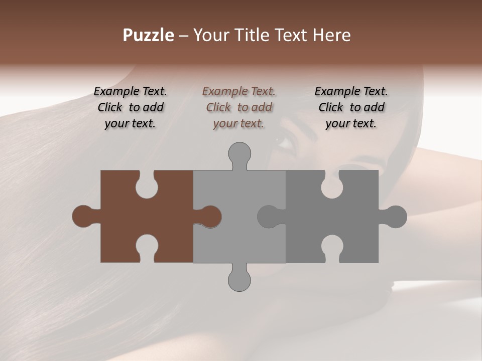 Styling Woman Straight PowerPoint Template