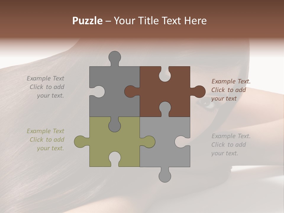 Styling Woman Straight PowerPoint Template