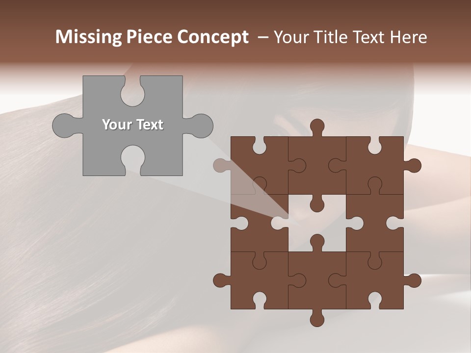 Styling Woman Straight PowerPoint Template