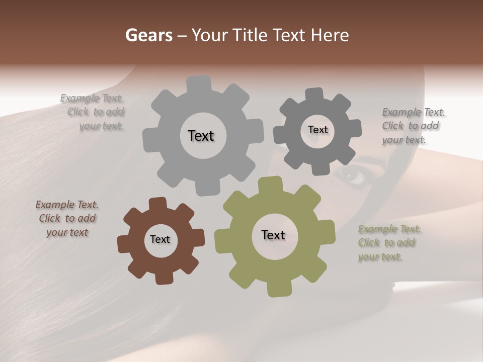 Styling Woman Straight PowerPoint Template