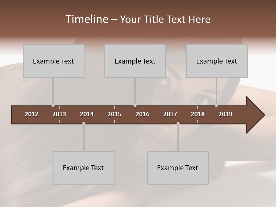 Styling Woman Straight PowerPoint Template