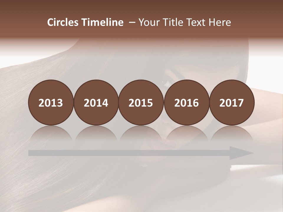 Styling Woman Straight PowerPoint Template