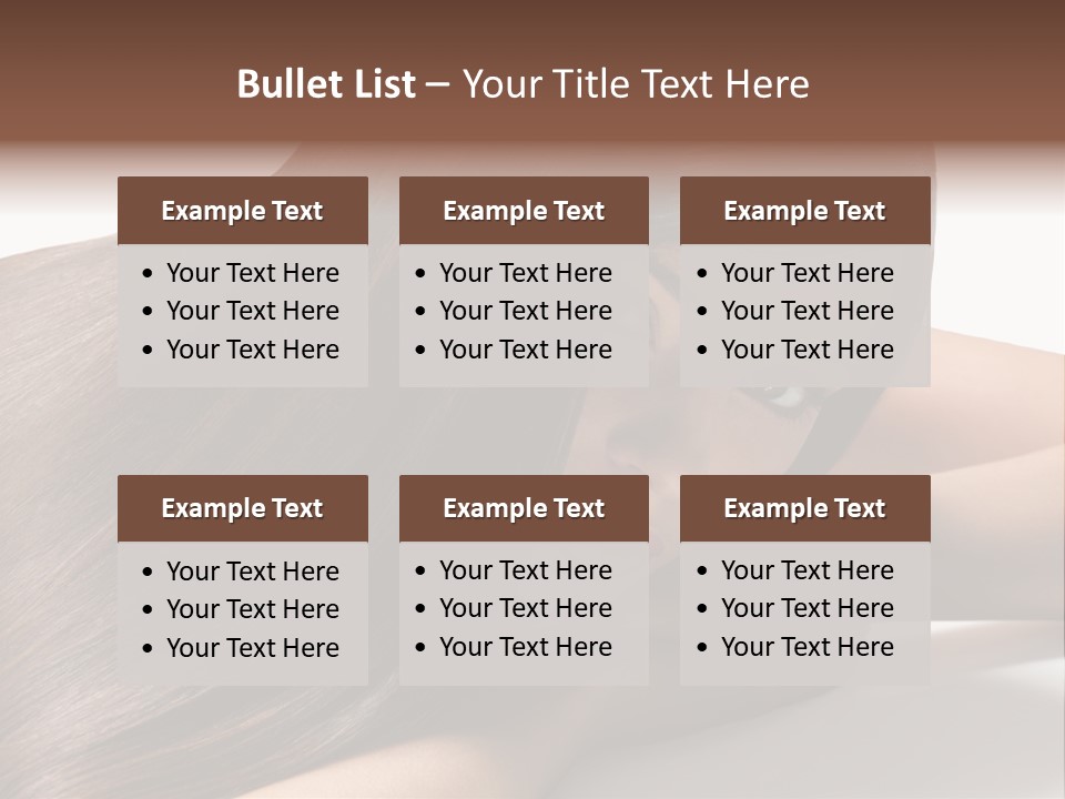 Styling Woman Straight PowerPoint Template