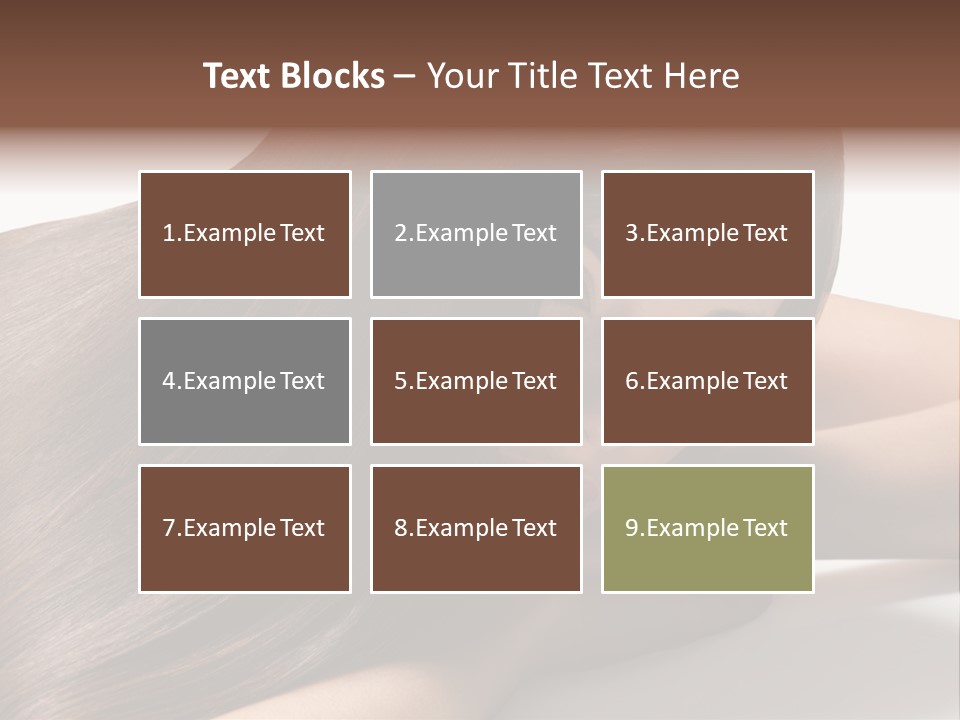 Styling Woman Straight PowerPoint Template