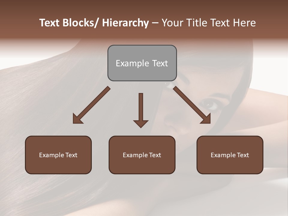 Styling Woman Straight PowerPoint Template