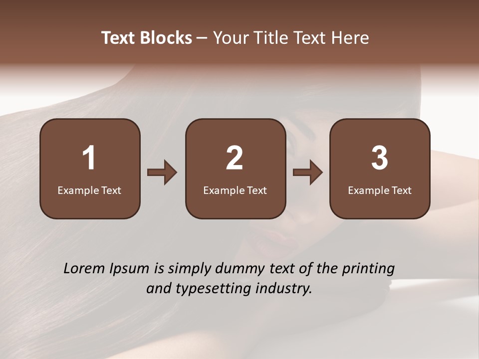 Styling Woman Straight PowerPoint Template