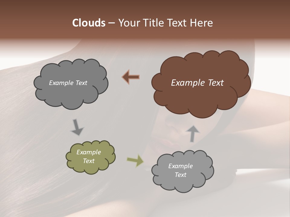 Styling Woman Straight PowerPoint Template