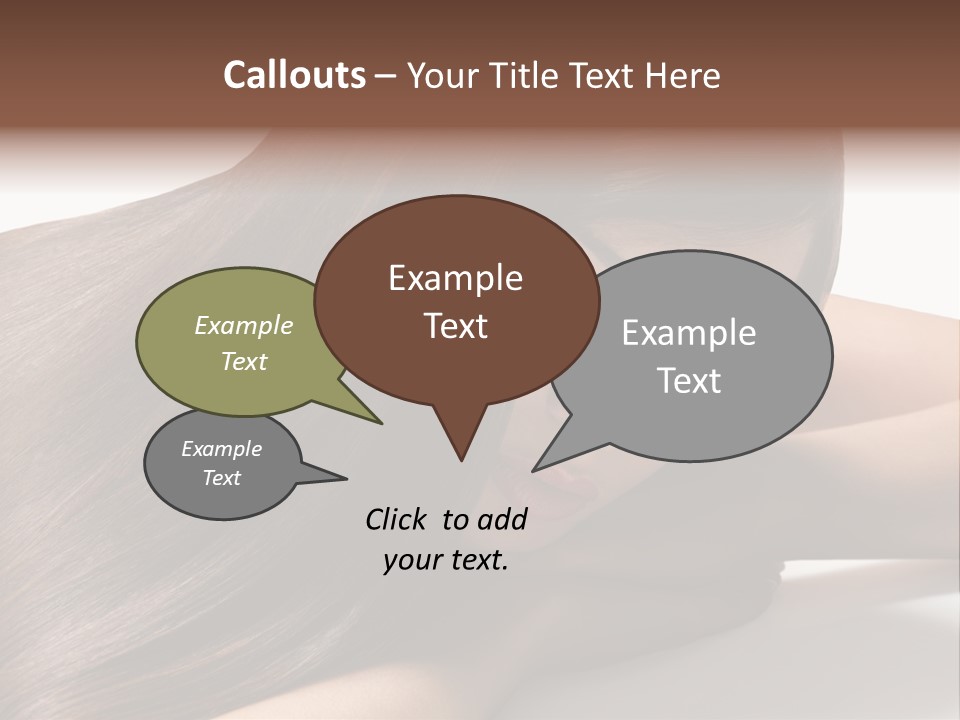 Styling Woman Straight PowerPoint Template