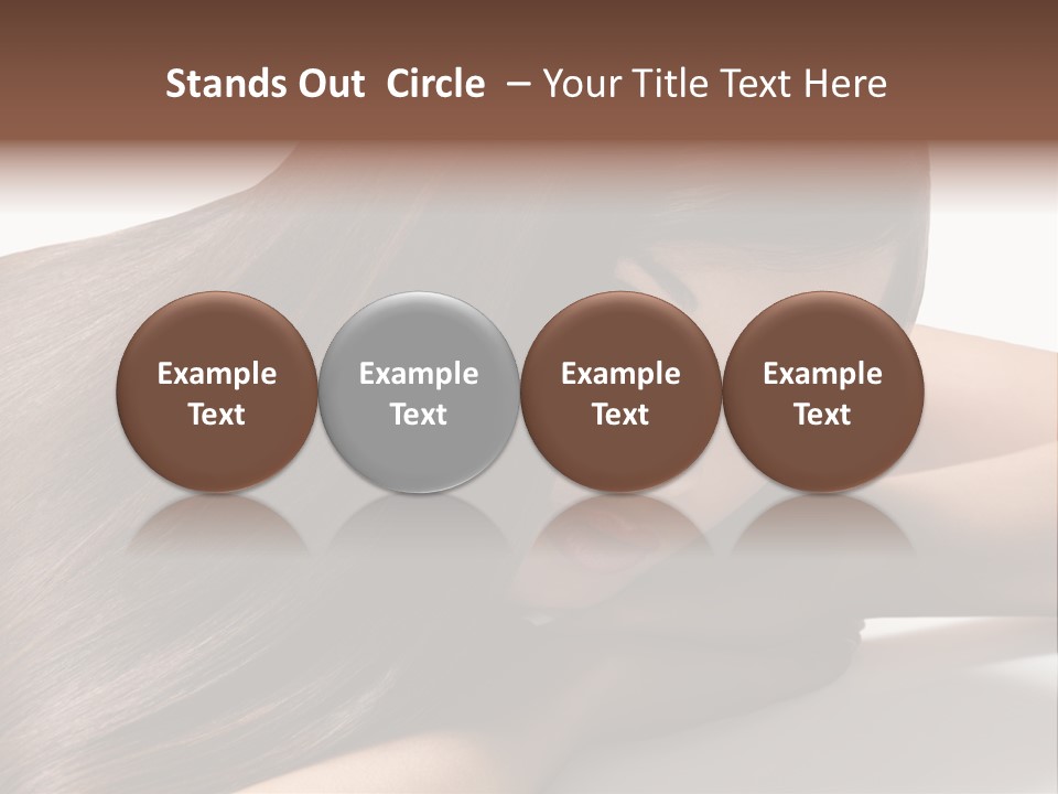 Styling Woman Straight PowerPoint Template