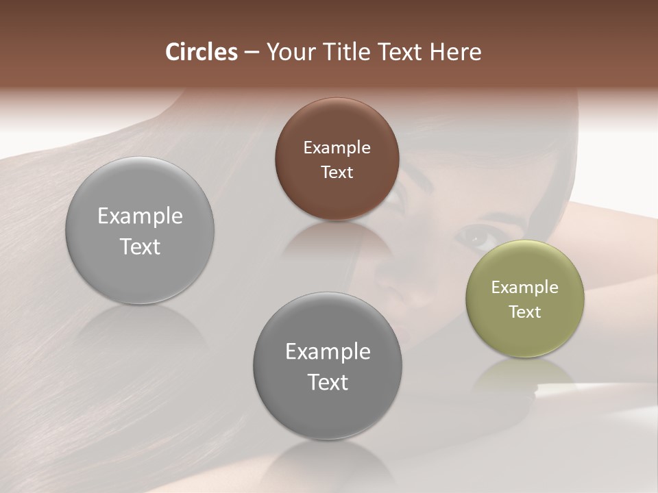 Styling Woman Straight PowerPoint Template