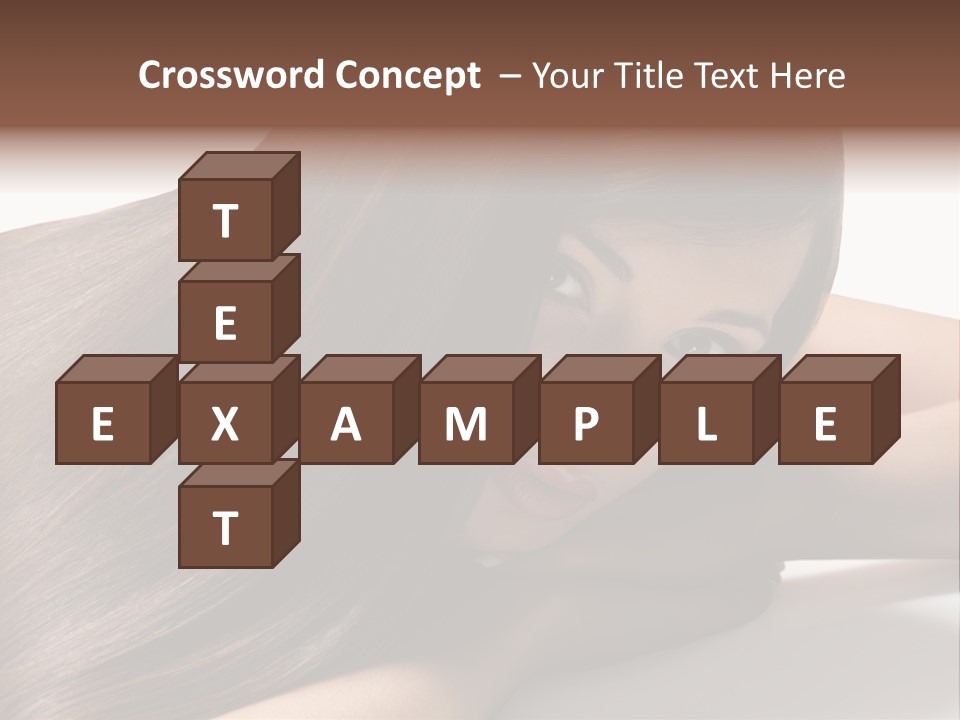 Styling Woman Straight PowerPoint Template