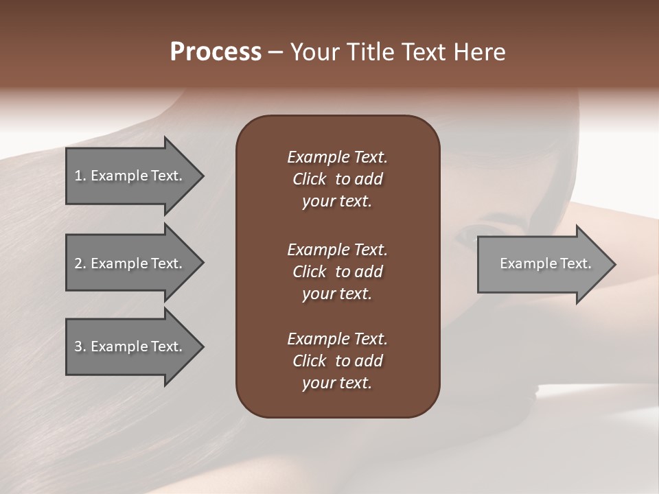 Styling Woman Straight PowerPoint Template