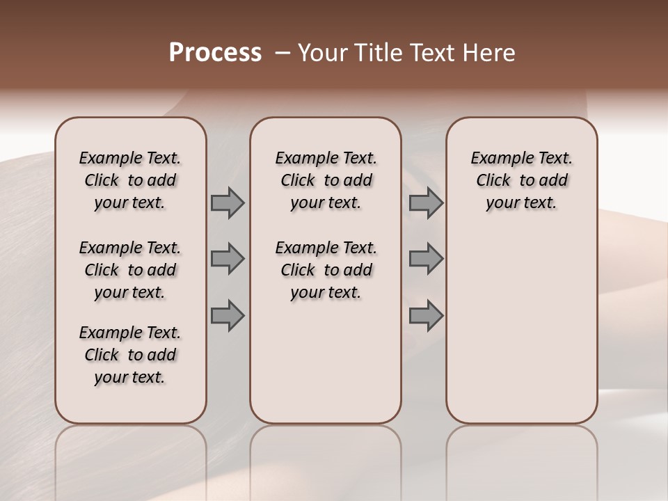 Styling Woman Straight PowerPoint Template