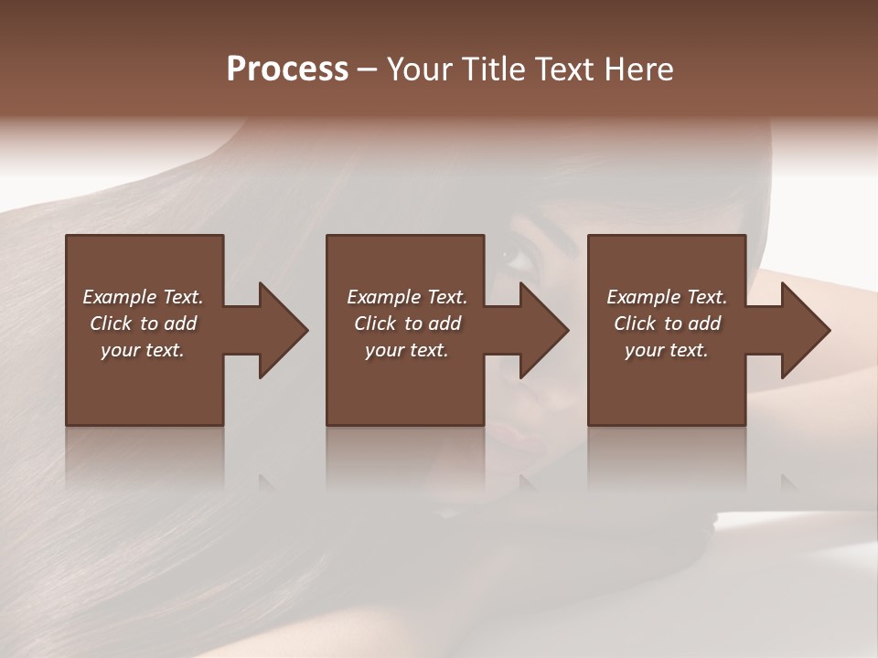 Styling Woman Straight PowerPoint Template