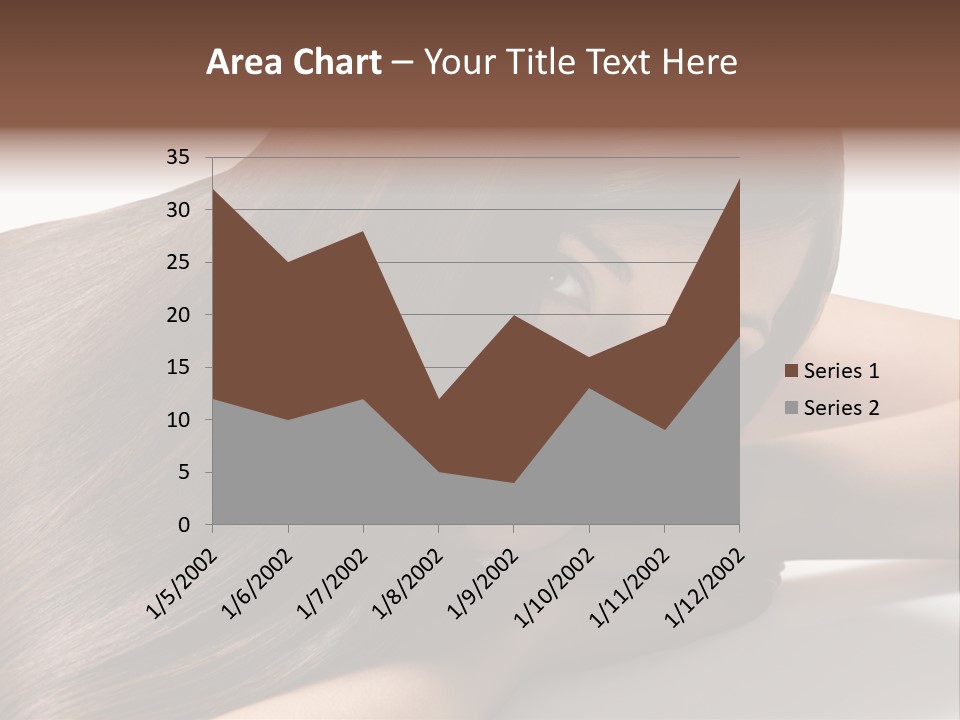 Styling Woman Straight PowerPoint Template