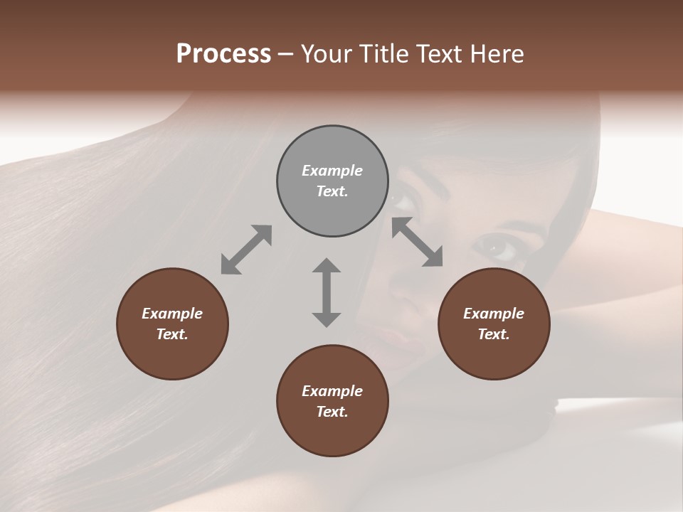 Styling Woman Straight PowerPoint Template