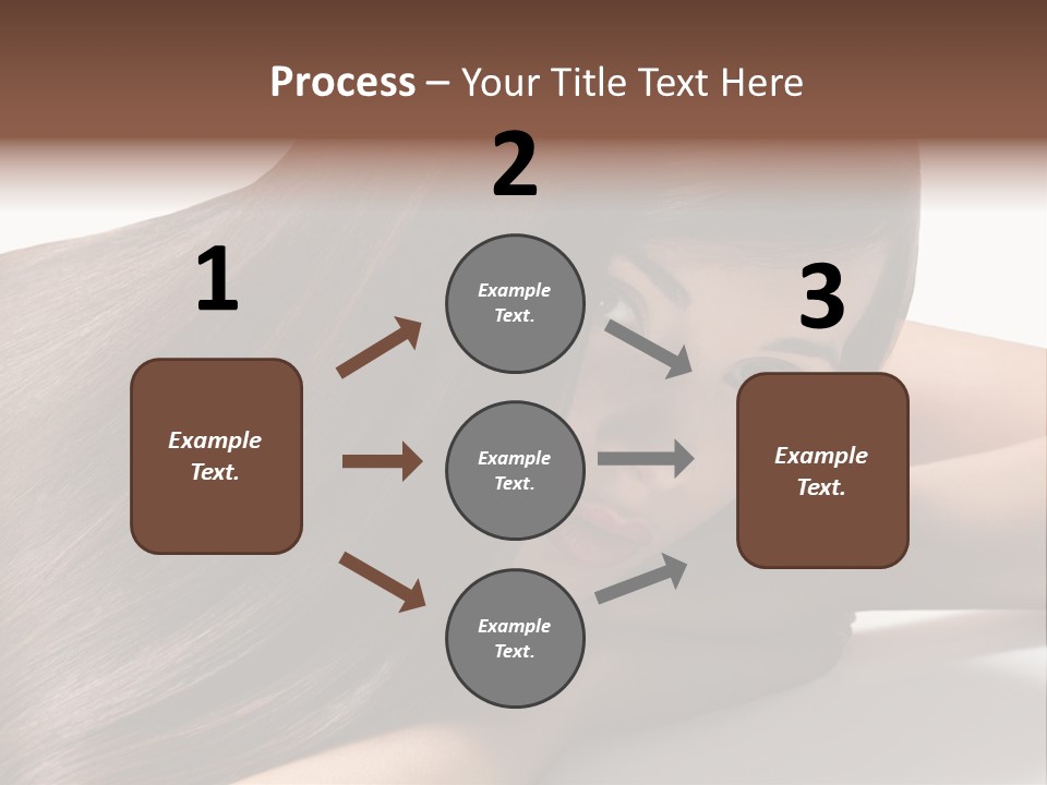 Styling Woman Straight PowerPoint Template